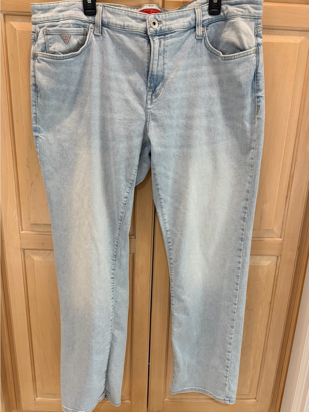 Guess Light Wash Slim Straight Jeans